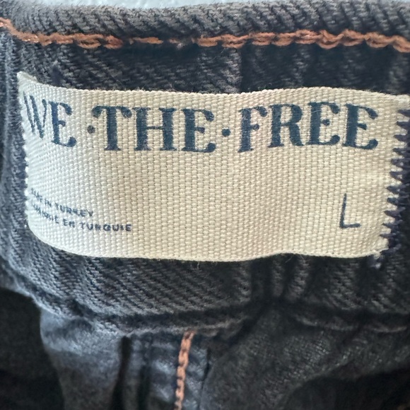 We The Free Black Danni High-Waist Denim Shorts - Picture 3 of 3